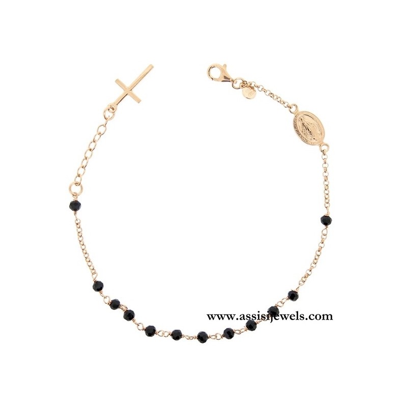 Bracciale rosario argento 925