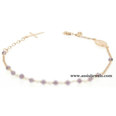 925 sterling silver rosary bracelet