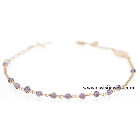 925 sterling silver rosary bracelet