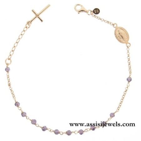 Bracciale rosario argento 925