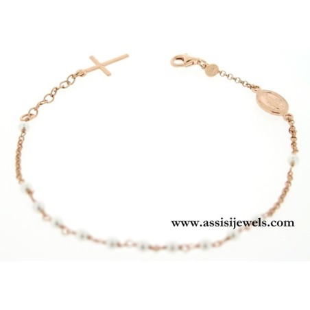 925 sterling silver rosary bracelet