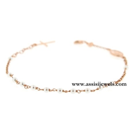 925 sterling silver rosary bracelet