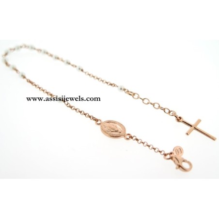 925 sterling silver rosary bracelet