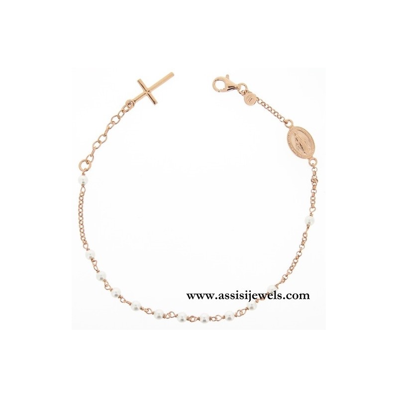 Bracciale rosario argento 925