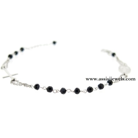 925 sterling silver rosary bracelet