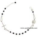 Bracciale rosario argento 925