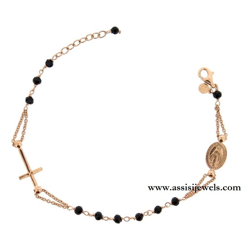 Bracciale rosario argento 925