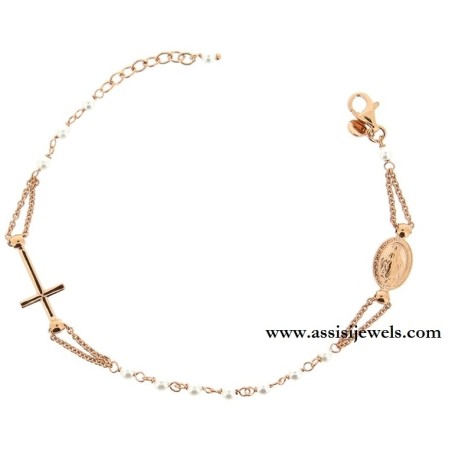 Bracciale rosario argento 925
