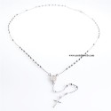 925 sterling silver rosary necklace