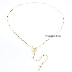 925 sterling silver rosary necklace