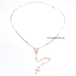 925 sterling silver rosary necklace