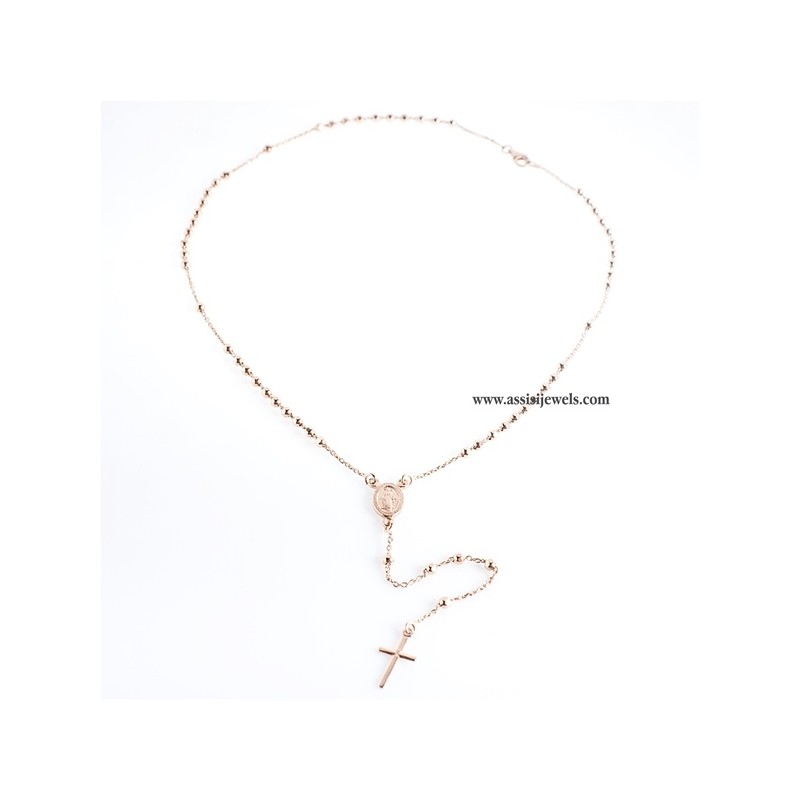 925 sterling silver rosary necklace