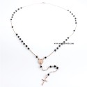 925 sterling silver rosary necklace