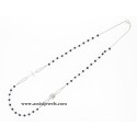 925 sterling silver rosary necklace