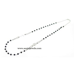 925 sterling silver rosary necklace
