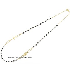Collana rosario argento 925