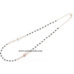 925 sterling silver rosary necklace