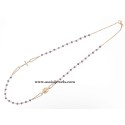 Collana rosario argento 925