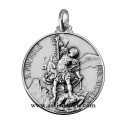 Medaglia di S. Michele Arcangelo argento 925