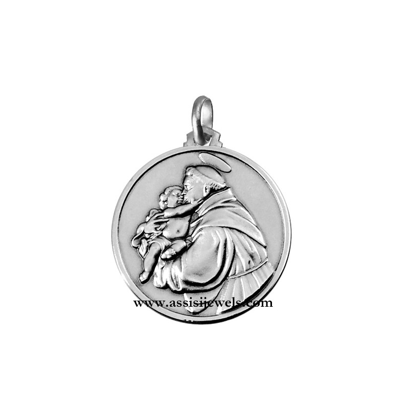 Medaglia di S. Antonio di Padova argento 925