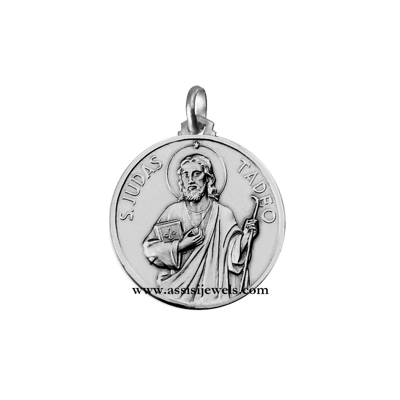 Medaglia di S. Giuda Taddeo argento 925