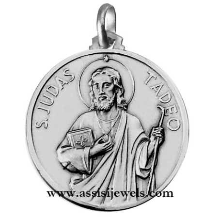 Medaglia di S. Giuda Taddeo argento 925
