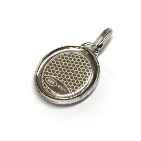 925 sterling silver Saint Francis medal