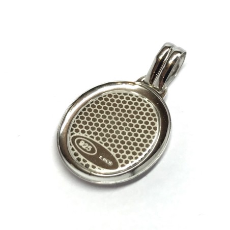 925 sterling silver Saint Francis medal