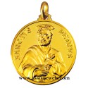 18 kt gold Saint Peter medal