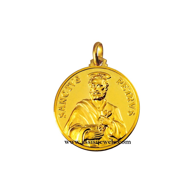 Medaglia di San Pietro oro 18 kt