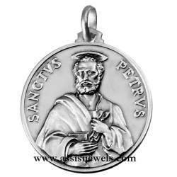 Medaglia di S. Pietro argento 925