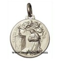 Medaglia di S. Rita argento 925