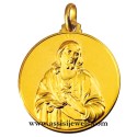 18 kt gold Saint Peter medal