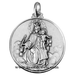 Medaglia Madonna del Carmine argento 925
