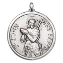 925 sterling silver Saint John the Baptist medal