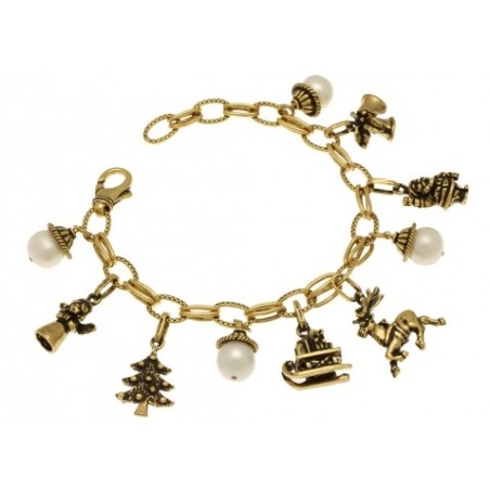 Alcozer & J. brass bracelet
