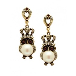 Alcozer & J. brass earrings