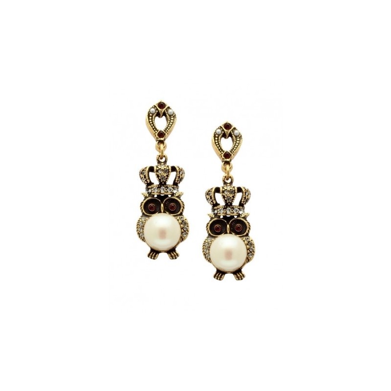 Alcozer & J. brass earrings