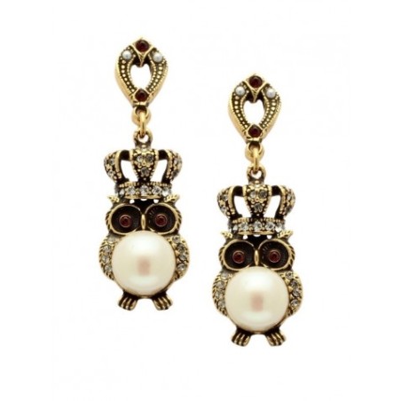 Alcozer & J. brass earrings