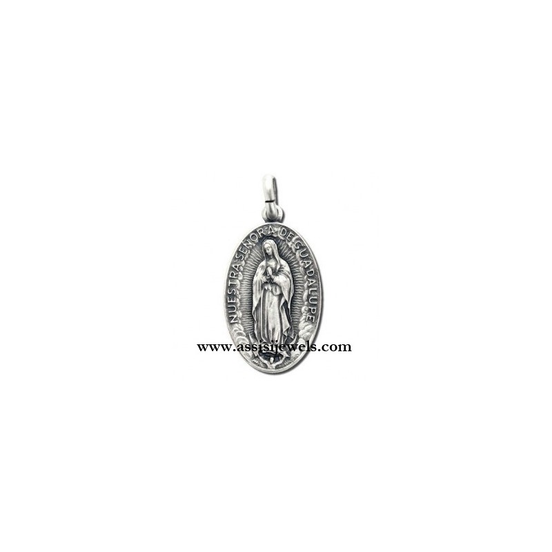 Medaglia Madonna di Guadalupe argento 925