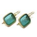 Michelangelo gioielli glass paste intaglio earrings