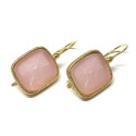 Michelangelo gioielli glass paste intaglio earrings