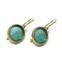 Michelangelo gioielli glass paste intaglio earrings