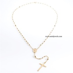 925 sterling silver rosary necklace