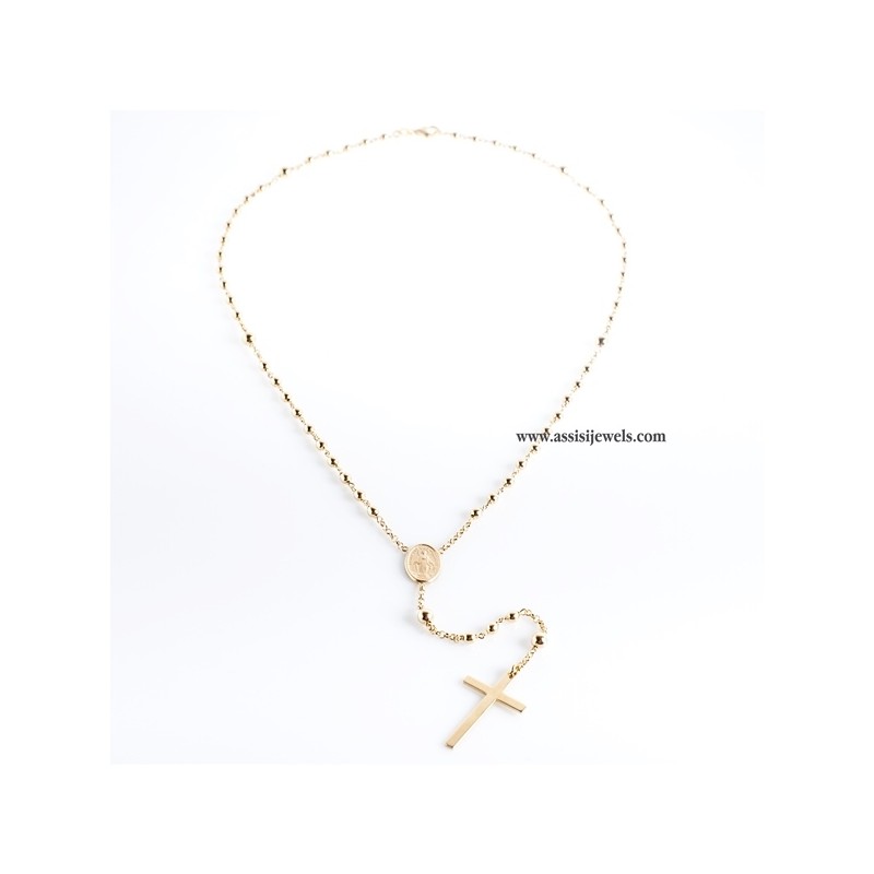 925 sterling silver rosary necklace