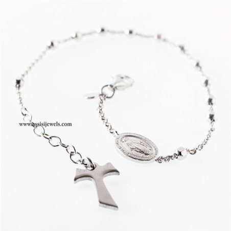Bracciale rosario argento 925