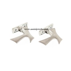 925 sterling silver Tau cufflinks