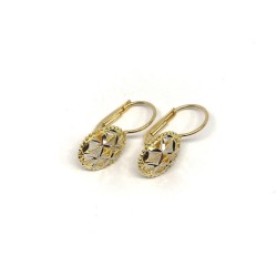18 kt gold pvz earrings