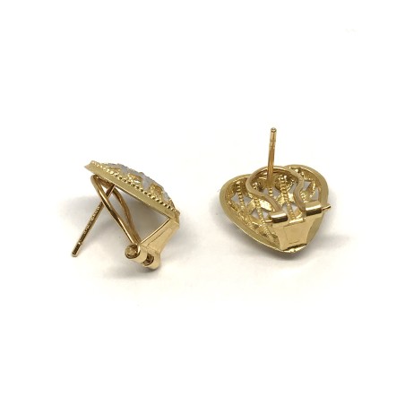 18 kt gold pvz earrings