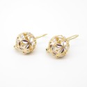18 kt gold pvz earrings